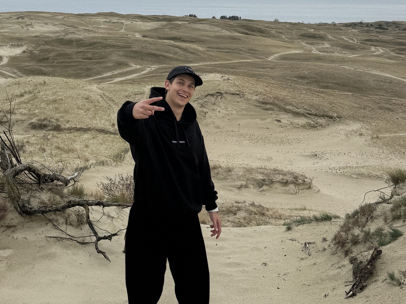 Dovydas on the Curonian Spit dunes